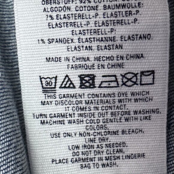 Pilcro and the Letterpress Slim Straight Jeans Anthro Mid-Rise Jewels Sz 28 - Picture 7 of 9